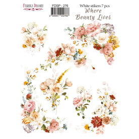 Набор наклеек (стикеров) Where beauty lives #276, Фабрика Декора