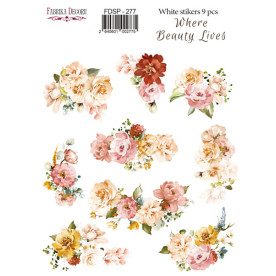 Набор наклеек (стикеров) Where beauty lives #277, Фабрика Декора