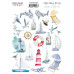 Набір наклейок (стікерів) 23шт Sea life #297, Фабрика Декору