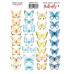 Набір наклейок (стікерів) 29шт Butterfly #307, Фабрика Декору