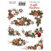 Набір наклейок (стікерів) 7шт Bright Christmas #319, Фабрика Декору