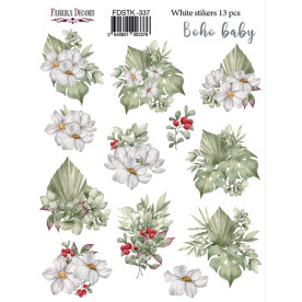 Набор наклеек (стикеров) 13шт boho baby #337, Фабрика Декора