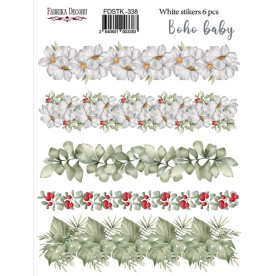 Набор наклеек (стикеров) 6шт boho baby #338, Фабрика Декора