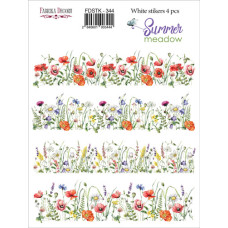 Набір наклейок (стікерів) 4 шт Summer Meadow #344, Фабрика Декору
