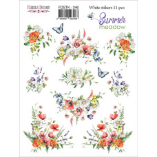 Набір наклейок (стікерів) 11шт Summer Meadow #346, Фабрика Декору