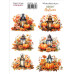 Набор наклеек (стикеров) 6 шт bright autumn #372, Фабрика Декору