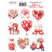 Набір наклейок (стікерів) Gifts for Valentine's day, #384, Фабрика Декору