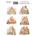 Набор наклеек (стикеров) Gingerbread House #409, Фабрика Декора