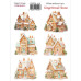 Набор наклеек (стикеров) Gingerbread House #410, Фабрика Декора