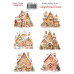 Набор наклеек (стикеров) Gingerbread House #411, Фабрика Декора