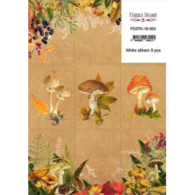 Набір наклейок для планерів #18-002 Осінній фон, Фабрика Декору