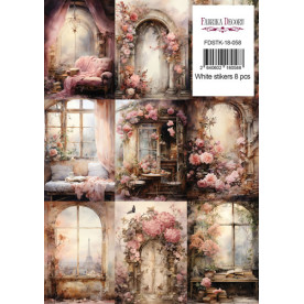 Набір наклейок для планерів Рожеві мрії #18-058, Фабрика Декору