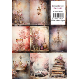 Набір наклейок для планерів Рожеві мрії #18-061, Фабрика Декору