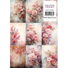 Набір наклейок для планерів Рожеві мрії #18-063, Фабрика Декору