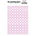 Набор наклеек для планеров #45, розовый , Фабрика Декора