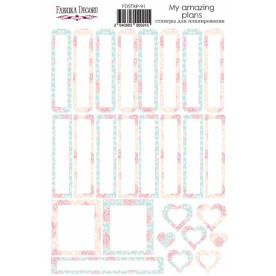 Набір наклейок для планерів # 91, рожевий, Фабрика Декору