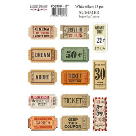 Набір наклейок для планерів Summer Botanical Story, #177 Фабрика Декору
