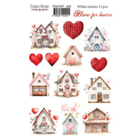 Набор наклеек для планеров Home for lovers, FDSTKP-200, Фабрика Декору