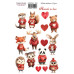 Набір наклейок для планерів  Animals in love, #201, Фабрика Декору
