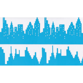 Маска 10х27см Місто # 015, Фабрика Декору