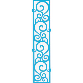 Маска 8x27см Завитки бордюр #019, Фабрика Декора