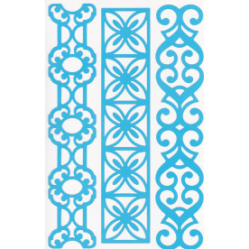 Маска, Бордюры 1 #056, 4x25 см, Фабрика Декора