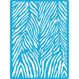 Трафарет багаторазовий 15x20см Зебра # 130, Фабрика Декору