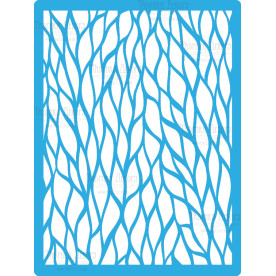 Трафарет многоразовый 15x20см Листочки #162, Фабрика Декора