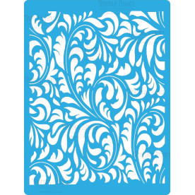 Трафарет багаторазовий 15x20см Візерунок Дамаск 1 # 163, Фабрика Декору