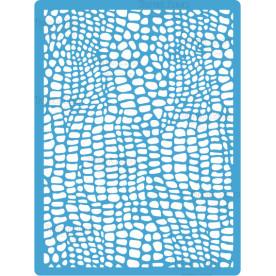 Трафарет многоразовый 15x20см Кожа рептилии #170, Фабрика Декора