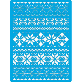 Трафарет многоразовый А4 Вышивка #177, Фабрика Декора