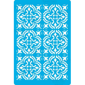 Трафарет многоразовый 15x20см Стиль Ампир фоновый мини #318, Фабрика Декора