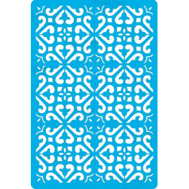 Трафарет багаторазовий 15x20см Візантичний фоновий стиль міні #319, Фабрика Декору