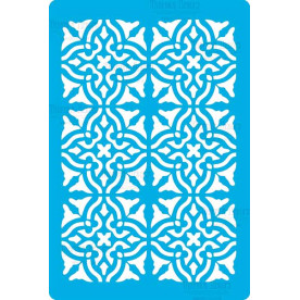 Трафарет многоразовый 15x20см Стиль Ампир фоновый #321, Фабрика Декора