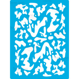 Трафарет багаторазовий 15x20см Military style #365, Фабрика Декору