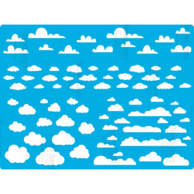 Трафарет многоразовый 15x20см Dinosauria #382, Фабрика Декора