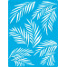 Трафарет многоразовый 15x20см Листья пальмы #390, Фабрика Декора