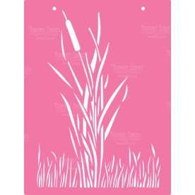 Трафарет багаторазовий XL, 30х21см, Камиш # 020, Фабрика Декору