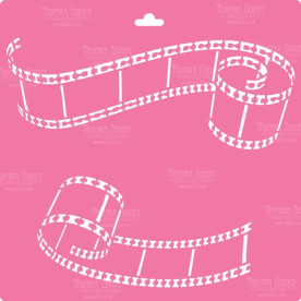 Трафарет многоразовый XL, 30х30см, Фотопленка #072, Фабрика Декора