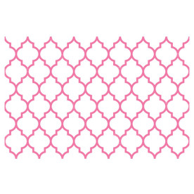 Маска XL, 30х21см, Фігурне решітка # 109, Фабрика Декору