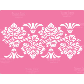 Трафарет багаторазовий XL, 30х21см, Бордюр # 128, Фабрика Декору