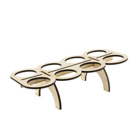 Заготівля з фанери # 256, Великодня підставка-2, 23x11,5x4,5 см, Фабрика Декору