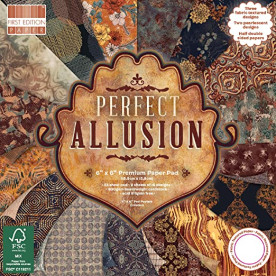 Набор скрапбумаги Perfect Allusion, 15×15 см, 16 листов, First Edition