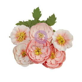 Набор декоративных цветов, Find Me Always - French Blue, 9 шт, Prima