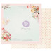 Лист двусторонней скрапбумаги, Magic Love, On a Pink, 30х30 см, Prima