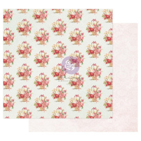 Лист двусторонней скрапбумаги, Magic Love, Carrying, 30х30 см, Prima