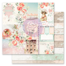 Скрапбумага Peach Tea  - Just Peachy с фольг. 30х30 Prima