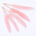Набір пофарбованого гусячого пір'я, 10 шт, рожеве, 10-17 см,13-25 мм