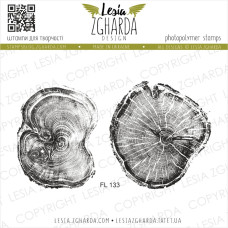 Набір штампів, Дерев'яні зруби, 5,6х3см, Lesia Zgharda