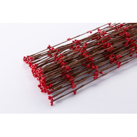 Верба гілочка декоративна, червоний, 1 гілочка, 65см